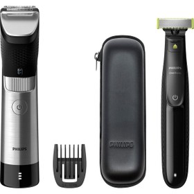 Resim Philips 9000 Prestige Düzeltici Tıraş Makinesi, Uzun Klipsli Ve Tek Bıçaklı (MODEL BT9810/15) 