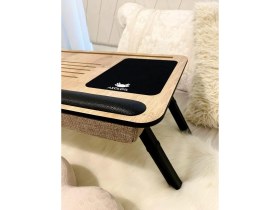 Resim Axolotl Supplyplus Safir Telefon Tablet Bölmeli Katlanır Ayaklı Minderli Laptop Sehpası Bilgisayar Ç 