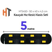Resim Hayat Trafik Kauçuk Hız Kesici Kasis Seti -2 Bantlı EKO - 5 Metre 