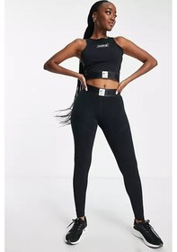 Resim Nike Pro Dri Fıt Crop Tank Top Bra Black Kadın Grafikli Crop Atlet Bra Siyah 