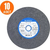 Resim Rodex Taşlama Bıçak Bileme Taşı Taş Motoru 200X25X20 mm 60 Kum 10'lu 