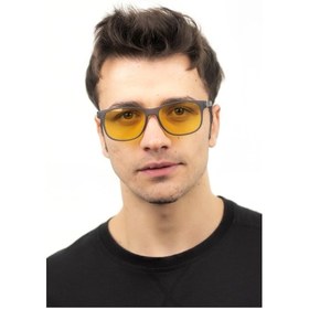 Resim Lunox LNX235 Füme Polarize Antifar Erkek Sürücü Gözlüğü 