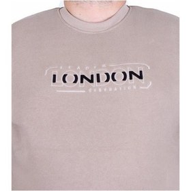 Resim Starbattal Erkek Büyük Beden Sıfır Yaka 3ip Sweat London 24208 Camel Camel 