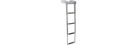 Resim Erol Teleskopik Merdiven 4 Basamaklı Platform Altı Kızaklı 254x1150 mm 