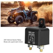 Resim Vkemall 24v 200a Arac Başlatma Rölesi - 4 Pin Geniş Kullanimlı Bakır Bobinli Sürekli Açık Kontak 