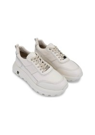 Resim Tamer Tanca Erkek Hakiki Deri Beyaz Sneakers & Spor Ayakkabı 298 3160-30219 Erk Ayk Sk25-26 Kırık Beyaz Beyaz 