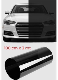 Resim Cam Filmi Siyah Amerikan Çizilmez Koyu ton 100 CM x 3 M 
