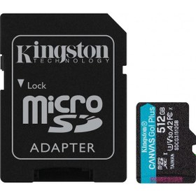 Resim KINGSTON 512GB CANVAS GO+ SDCG3/512GB MICRO- D HAFIZA KARTI 