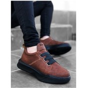 Resim BA0160 Bantlı Erkek Yüksek Taban Taba Spor Ayakkabı BOA