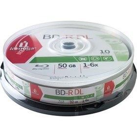 Resim Iomega Bd-R Printable 50 Gb. 10'lu Cakebox 