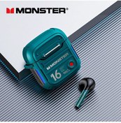Resim Yeşil Monster Xkt16 V5.3 Bluetooth Kulaklıklar İçin Kablosuz Hıfı Ses Kulaklık Düşük Gecikmeli Oyun Uzun Bekleme Kulaklıkları 
