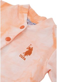 Resim U.S. Polo Assn. Unisex Somon Bebek Hırka Usb1244 Somon 
