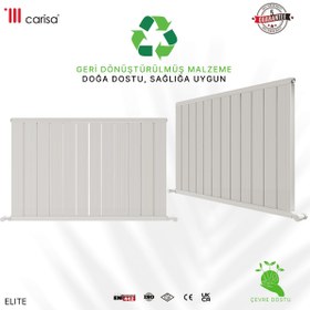 Resim Carisa ELITE STANDART BAĞLANTI ALÜMİNYUM RADYATÖR - 0600*0570 / Parlak Beyaz 