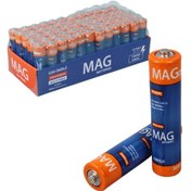 Resim Mag Batterıes Mg-26172 Karbon Çinko Aaa 60lı İnce Kalem Kumanda Pili R03 Um-4 5131 