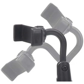 Resim UnDePlus Teleskopik Masaüstü Telefon Tutucu Ayarlanır Katlanır Seviyeli Tutucu 06 Siyah beyaz 