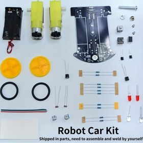 Resim UNO R3 Aksesuarları için Akıllı Robot Araba Kiti, Zeki Araba Kendin Yap Aksesuar Seti Elektronik Hat Takip Modülü Yetişkinler İçin Hediye Harika Cihaz Üniversite Bilim Lise Öğrencileri Öğrenme 
