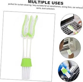 Resim CONGARTENO Mikrofiber Araba Temizleme Fırçası Jaluzi Toplayıcı ve Klavye Fırçası Beyaz Set Beyaz Kılıf 