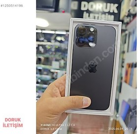 Resim Apple iPhone 14 Pro Max İkinci El TR | 256 GB | Siyah 