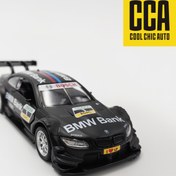 Resim CCA1:42 BMW M3DTM Yarış Arabası Siyah Model Koleksiyon Süsü Kapı Açabilir Geri Çekilebilir Araba Model Oyuncakları Cadılar Bayramı Noel Hediyesi 