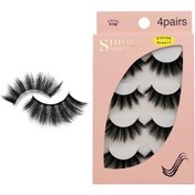 Resim Singree Anself G106 3 4 Çiftli Sahte Kirpikler - Doğal Görünüm, Uzunluk 1.6cm, Kaliteli Fiber Saç 