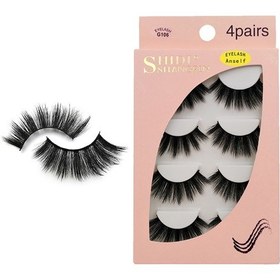 Resim Singree Anself G106 3 4 Çiftli Sahte Kirpikler - Doğal Görünüm, Uzunluk 1.6cm, Kaliteli Fiber Saç 