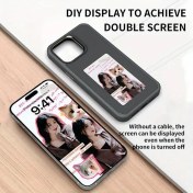 Resim DIY Mürekkep Telefon Kılıfı, iPhone 15 Pro Max Uyumlu, Uygulama İşlemlerini Kılıfa Gerçek Zamanlı Yansıtma Özelliği, NFC Akıllı Fotoğraf Özelleştirme, Kablosuz Ekran Yansıtma ve Kılıfta Anında Fotoğraf Görüntüleme 