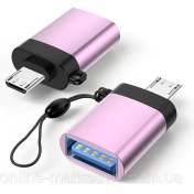 Resim Atlas - Otg Metal Micro To USB Dönüştürücü 