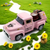 Resim 1 set Kahve Barı Kahve Dekorasyonu Retro Kamyon Festivali Dekorasyonu, Kahve İstasyonu Kitapları ve Kahve İşaretleri Çiftlik Evi Mutfak Dekorasyon Heykelleri Süsleme, Kahve Bar Aksesuarları Festival Dekorasyonu Ev Kahve Masası Heykelleri Süsleme 