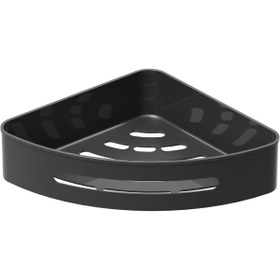 Resim STOREMAX Bagno Smart Köşe Süngerlik 20x20 cm.,Mat Siyah 1032927 