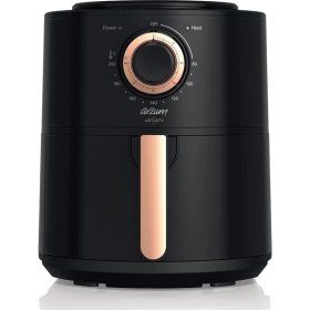 Resim Yağsız Airfryer 4l, Bakır Metalik, Sağlıklı ve Pratik Pişirme Cihazı 