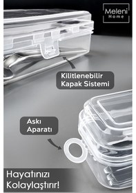 Resim 6 Adet Çatal Kaşık Bıçak Saklama Kutusu - Organizer Kaşıklık Taşıma Kabı Çok Amaçlı Düzenleyici 