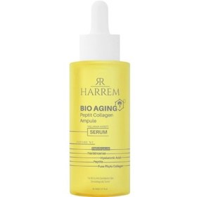Resim Harrem Bio Aging Yaşlanma Karşıtı Kuru ve Karma Ciltler için Nemlendirici Hyalüronik Asit Kolajen Serum 30ml 