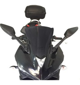 Resim GP Kompozit Yamaha R25 2015-2018 Uyumlu Ön Cam Füme 30 cm 