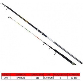 Resim Captain 1525 Cast Strong Tele Surf Kamış 80-180gr 300 cm 