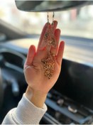 Resim METFIQ Epoksi Dikiz Aynası Süsü Hediye Araba Modifiye Sevgili dekor Anahtar Soru Sor Kısmına Harf Yazınız 