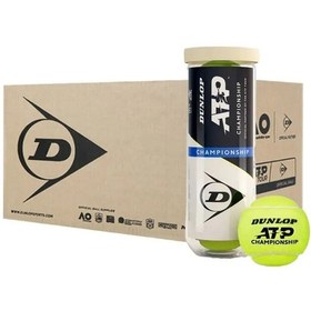 Resim 24 Kutu Dunlop Atp Championship 3'lü Tenis Topu - Vakum Ambalajlı Atpcs24 