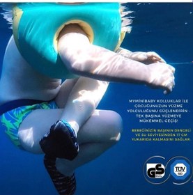 Resim Myminibaby Kraulquappen 0011-KQ-A 21x7 cm Başlangıç Seviye Yüzme Kolluk 