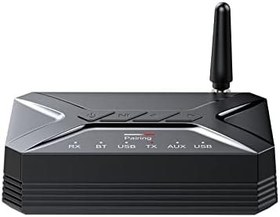 Resim T-R22 BT5.0 Ses Alıcı Verici 2-in-1 Kablosuz 3.5mm Ses Adaptörü TV için USB RCA AUX Girişi Araba Stereo Hoparlör Kulaklık caixu 