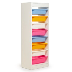 Resim Simple Living MDF 8 Sepetli Oyuncak Dolabı 