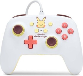 Resim PowerA Nintendo Switch Oyun Kolu Kablolu Pikachu Electric Type 