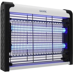 Resim Asonıc AS-A28 Siyah 4W 2000V Masaüstü Zincir Askılı 2ADET Uv Mor Işıklı Siyah Kasa Sinek Öld 