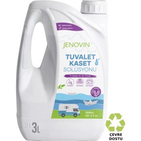 Resim Jenovin Karavan Tekne Yat Tuvalet Wc Kaset Atık kimyasalı Lavanta Kokulu 3 L 