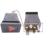 Resim 25 3b0953235dx - Flaşör Anahtarı Dörtlü Çakar Superb Passat 97-05 