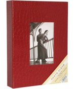 Resim FotoDijital Fotoğraf Albümü 100'lük 13x18cm Vinleks Deri (kırmızı) 