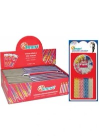 Resim Komodo Ksmart Kına ve Doğum Günü Mumu 24LÜ K-1094 24 Paket 