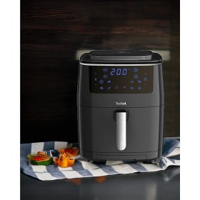 Resim Tefal 6,5lt Xxl Kapasite 3'ü 1 Arada Çözüm Hava ile Kızartma, Izgara ve Buharda Pişirme Premium Fritöz & Airfry 