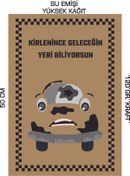 Resim duha trend 35x50 120 Gr. Kraft Kağıt Oto Paspası Kir 50 Adet 