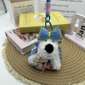 Resim Baijiafu2 Yeni 1 Adet Karikatür Çanta Çekicilik Anahtarlık Sevimli Iyi Şanslar Hediye Peluş Oyuncaklar Bebekler (Yurt Dışından) 