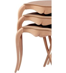 Resim Zigon Ahtopot Sehpa Model Ham Torna Kayın Kaplama Tabla Ayak Isk 