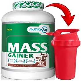 Resim Karbonhidrat Tozu Mass Gainer 3520 Gram Çikolata Aromalı Hacim Kütle Kas Shaker Hediyeli 